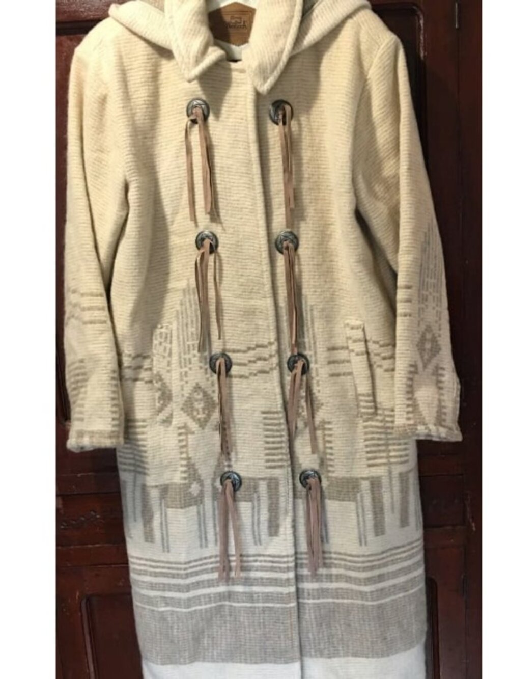 Woolrich Vg Southwest Duster Indian Coat